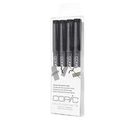 Copic Markers Multiliner Broad Pigment Based Ink, 4-Piece Set by