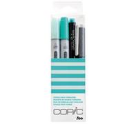 Copic Marqueur Ciao, Kit De 4 "Doodle Pack Turquoise" 0,000000 Noir