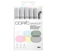 Copic Marqueur Sketch, Kit De 6 "Blending Basic" 0,000000 Noir