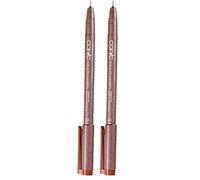 COPIC Multiliner 0,1 mm, Sépia, Feutre Fin à Pointe Fine et Encre à pigments résistante à l'eau (Lot de 2)