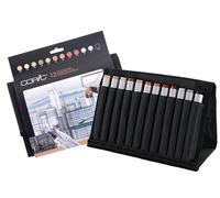 COPIC Profi Marker 24er Wallet avec 12 couleurs architecturales