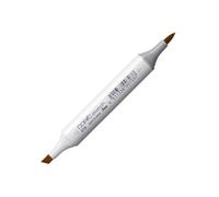 COPIC Sketch E19, Redwood, Twin Marker avec Une Pointe de Largeur Moyenne et Une Pointe « Brush ».