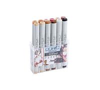 COPIC Sketch Lot de 12 Marqueurs de dessin Couleurs Portraits 21075705