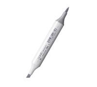 COPIC Sketch N-0, Neutral Gray No. 0, Twin Marker avec une pointe moyenne et une pointe pinceau