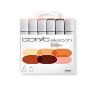 COPIC 21075666 Marqueurs COPIC pour croquis, lot de 6 « Portrait »