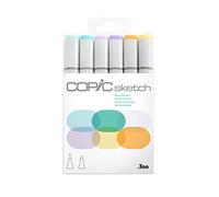 Marqueur sketch, kit de 6 'Pale Pastels'