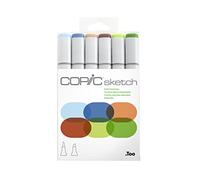 COPIC Marqueur sketch Set de 6 "Earth Essentials
