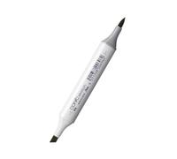 COPIC Sketch W-8, Warm Gray No. 8, Twin Marker avec une pointe moyenne et une pointe pinceau