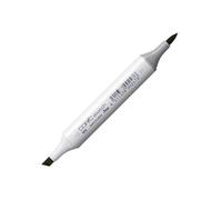 COPIC Sketch W-9, Warm Gray No. 9, Twin Marker avec une pointe moyenne et une pointe pinceau