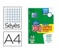 Copies doubles perforées, A4, Seyès, Offre Spéciale