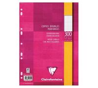 Copies doubles sous film A4 300 pages perforées petits carreaux