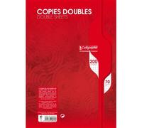 Copies doubles sous film 7000 A4 200 pages non perforées petits carreaux 70 g