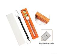 Copieur de Profil Réglable pour Bois et pour carrelage pour précis(B) | Double échelle cm/pouces, lames fines 0,05", haute précision, ajustable au tournevis