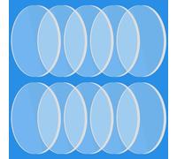 Copkim Lot de 10 lentilles de protection laser de 14 mm compatibles avec D1, D1 Pro, M1 Series Machine de gravure 10 W 20 W Module de diode