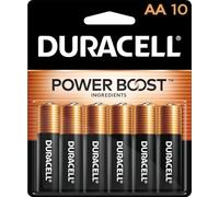 Coppertop Alkaline Batteries, AA, 10/Pack