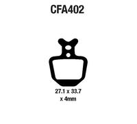 Coppia Pastiglie EBC MTB CFA402