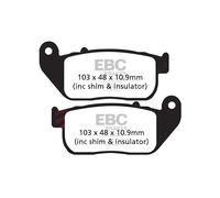 Coppia Pastilles EBC V FA381V 737.00.76 H-D 1200 XLR S.Ster Rdster 2004-2008