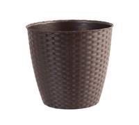 Cache Pot Tressé Lucie 24cm Chocolat G