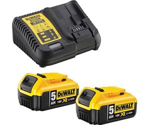 copy of Starter-kit 18V (2x 5.0 Ah) avec chargeur DCB115 - DEWALT DCB184X2_DCB115