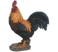Coq debout en résine 24 cm