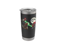Coq lune - Coq amusant pour amoureux de coq fantaisie Gobelet isotherme en acier inoxydable double paroi