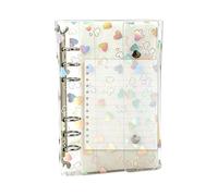 Coque Classeur Pour Carnet De Notes,Pochettes Protectrices Transparentes en PVC | Couverture Classeur Transparente Pour Cahier,pour Journal Voyage, Voyages Professionnels, Fichiers et Dossiers de Bure