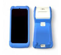 Coque de protection à pare-chocs et protecteur d'écran pour terminal SumUp (Bleu Pastel)