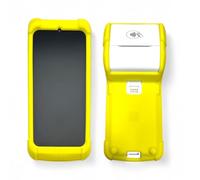 Coque de protection à pare-chocs et protecteur d'écran pour terminal SumUp (Jaune fluorescent)