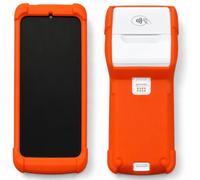 Coque de protection antichoc et film de protection d'écran pour terminal SumUp Orange fluo