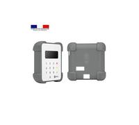 coque de protection avec coins renforcés pour terminal de paiement sumup air - made in france - gris foncé