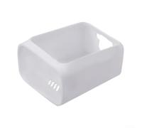 Coque de protection en silicone pour Eufy Security S230 pour SoloCam S40 - Résistante à l'eau - Coque texturée - Installation rapide - Noir ou blanc - Pour intérieur et extérieur - Blanc