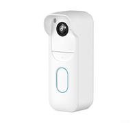 Coque de protection en silicone pour sonnette vidéo Blink, housse de protection en silicone résistant aux intempéries, pour caméra de sonnette vidéo Blink (blanc)