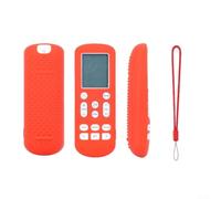 Coque de protection en silicone pour télécommande de climatiseur Samsung ARH-2201 - Absorption des chocs, antidérapante et résistante aux chocs - Compatible avec DB93-1463T DB93-15882Q (rouge)