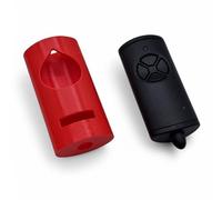 Coque de Protection pour Télécommande de Garage Hormann HSE4 868 BS - Étui Résistant Anti-Choc Compatible Télécommande Porte de Garage (Rouge)