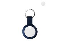 Coque de protection pour traqueur anti-perte Chipolo avec porte-clés en silicone - Coque durable et élégante, imperméable, anti-chute, bleu