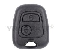 Coque de remplacement pour clé télécommande de voiture, 2 boutons, pour Peugeot 206 207 307 408 607, citroën C1 C2 C3 C4, Xsara Picasso 307