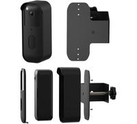 Coque de sonnette vidéo pour Blink 2e génération, support antivol sans perçage, plaque arrière de sécurité en plastique noir (B)