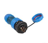 Coque en métal aéronautique 4 broches étanche IP68 4 broches Aviation Metal | Indice d'étanchéité IP68, écrou arrière sans soudure, connexion de borne à vis, nouvelles applications énergétiques