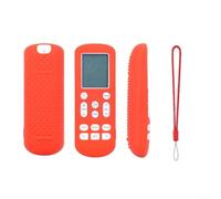 Coque en silicone absorbant les chocs pour télécommande de climatiseur Samsung ARH-2201, peau de protection anti-jaunissement (rouge)