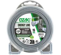 Coque fil nylon ondulé - OZAKI - ENERGY LINE - Breveté - Optimise autonomie des équipements à batterie - L 15 m - Ø 3 mm