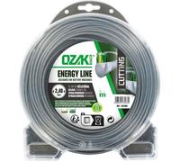 Coque fil nylon ondulé OZAKI ENERGY LINE, breveté - Optimise autonomie des équipements à batterie - L 87 m, Ø 2.40 mm