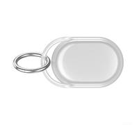 Coque Smart Tag en TPU pour Xiaomi Smart Tag avec barrière étanche amortissement des chocs et mousqueton pour un clip rapide (transparent)