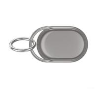 Coque Smart Tag en TPU pour Xiaomi Smart Tag avec barrière étanche amortissement des chocs et mousqueton pour un clip rapide (noir transparent)