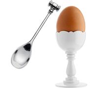 Coquetier avec cuillère DRESSED, 16 cm, blanc, Alessi
