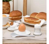 Coquetier Oeuf, 4 Pièces Porte Oeuf Coque, Coquetier Pied Empilables, Range-Oeufs Réutilisable, Rond Coquetiers Plastique, Lavables au Lave-Vaisselle, Anti-Casse, pour Pique-Nique Camping Maison