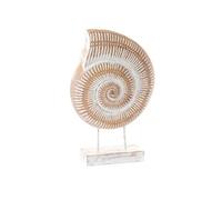 Coquillage sur socle 48 cm - - Blanc - Résine