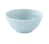COQUILLAGES Coupelle en porcelaine D16 cm bleu ciel