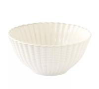 COQUILLAGES Coupelle en porcelaine D16 cm crème