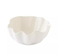 COQUILLAGES Coupelle huitre D13 cm en porcelaine crème
