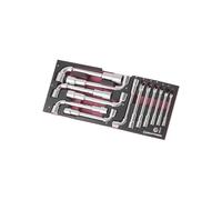 Coquille de clés à pipe débouchées 7-19 mm EVA3 KRAFTWERK 13 pièces - 4903-29